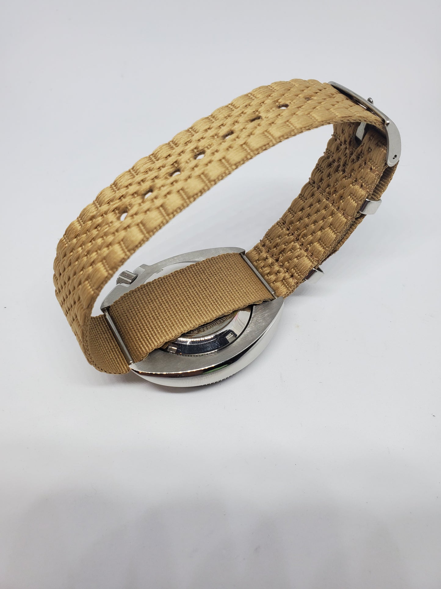 Tan Jubilie Nylon Single Pass Watch Strap 20mm