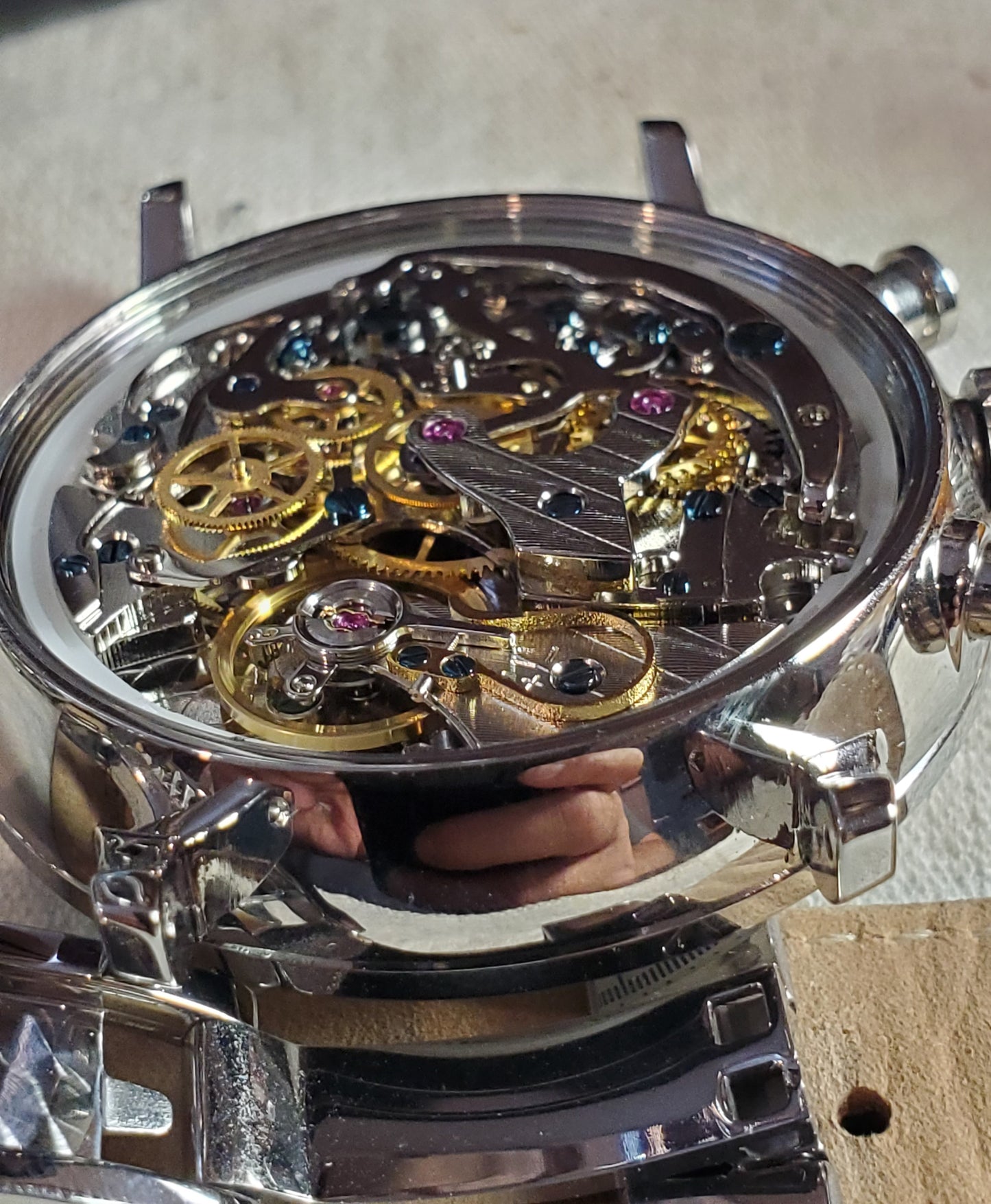 Detroit Mint Cobra Mechanical Chronograph White Panda